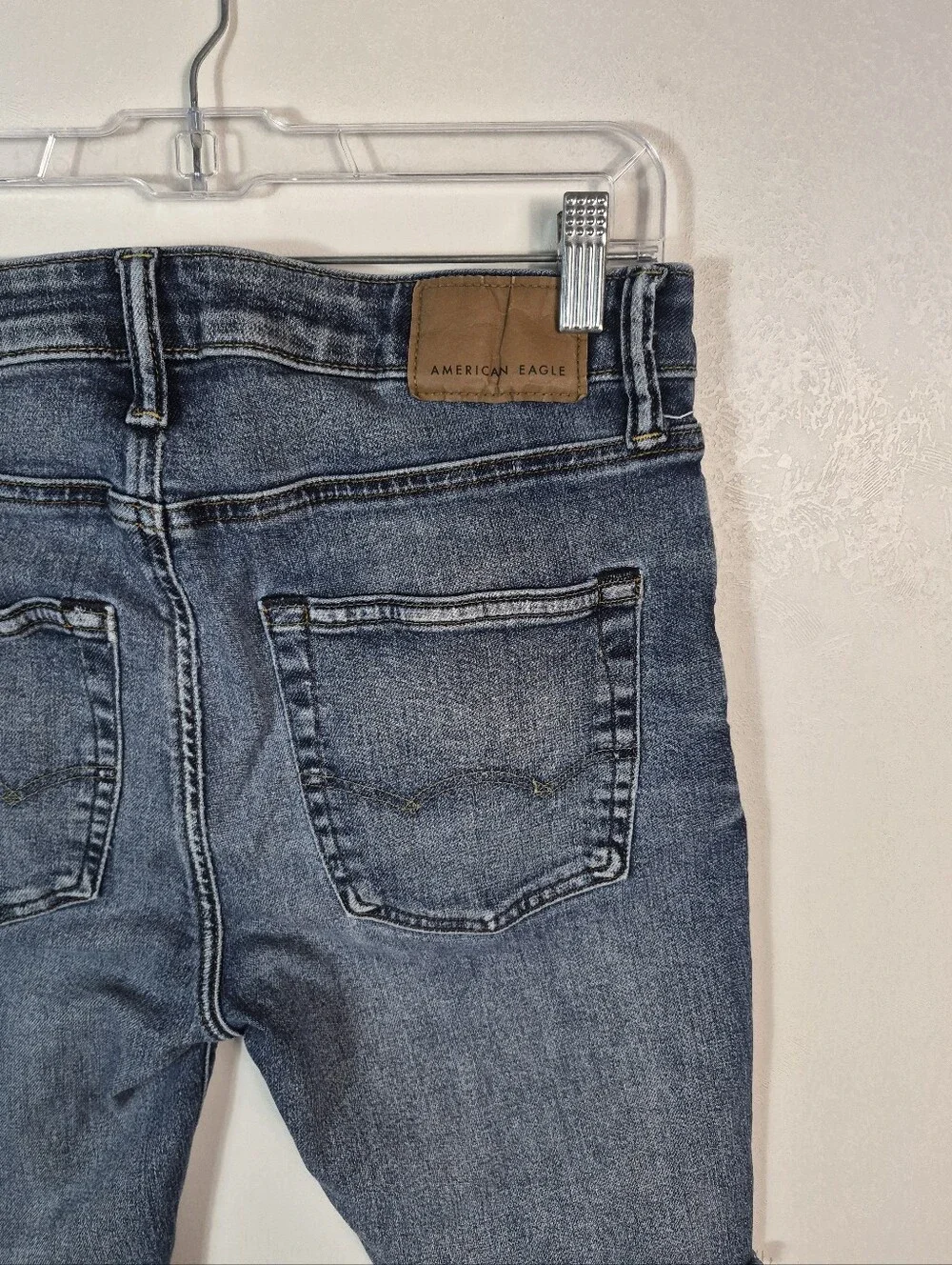 American Eagle Air Flex Denim Shorts Men's Size 30 Blue 9